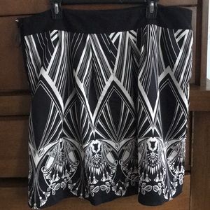 Black and White Skirt